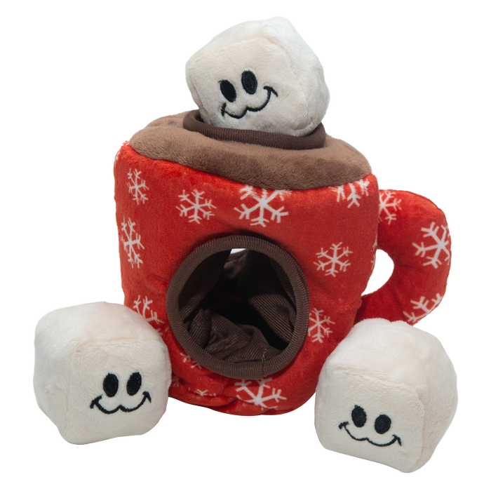 SnugArooz Hide & Seek Cocoa Holiday Plush Dog Toy