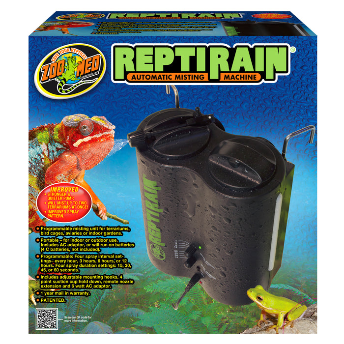 Zoo Med Repti Rain Automatic Misting Machine Black