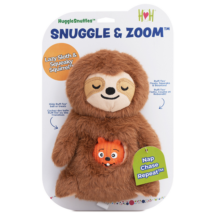 HuggleHounds HuggleSnuffles™ Snuggle & Zoom™ Enrichment Dog Toy