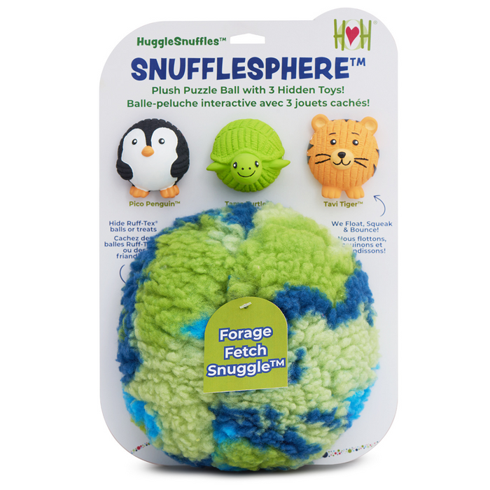 HuggleHounds HuggleSnuffles™ SnuffleSphere™ Puzzle Ball Dog Toy
