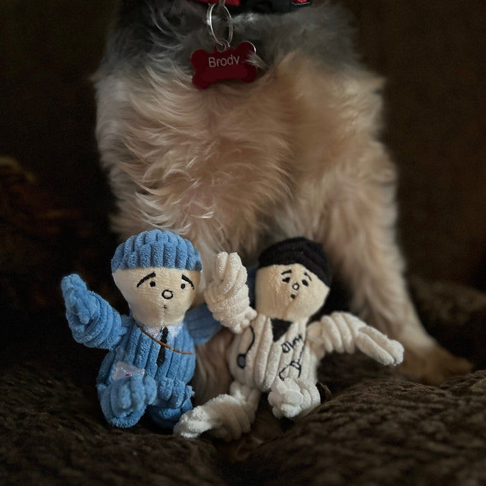 HuggleHounds Wee Huggles® Assorted Dog People™ Plush Dog Toys (Pack of 3)