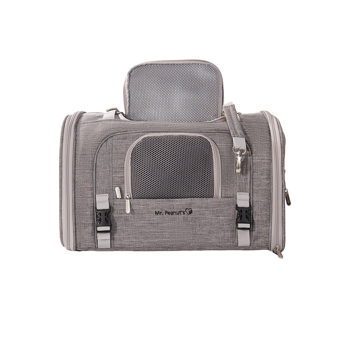 Mr. Peanut's Monterey Series Airline Compliant Horizontal Backpack Pet Carrier