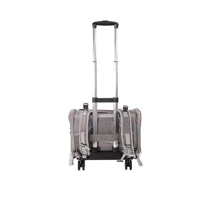 Mr. Peanut's Monterey Series Airline Compliant Horizontal Backpack Pet Carrier