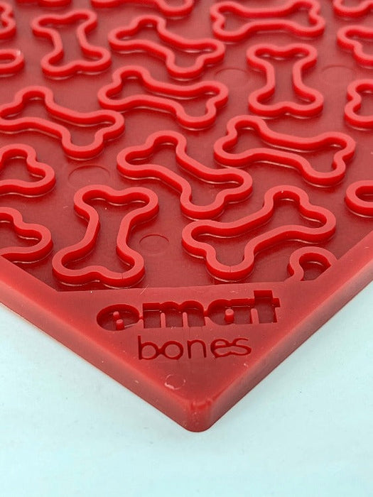 SodaPup Bones Design eMat Enrichment Lick Mat