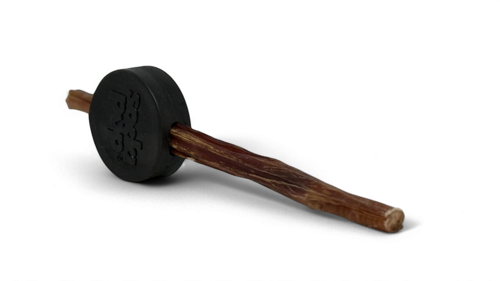 SodaPup Hockey Puck Durable PUP-X Rubber Treat Holder and Chew Toy