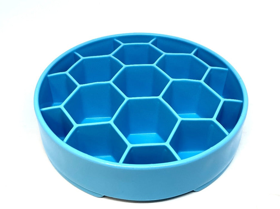 SodaPup Honeycomb Design eBowl Enrichment Slow Feeder Bowl for Dogs