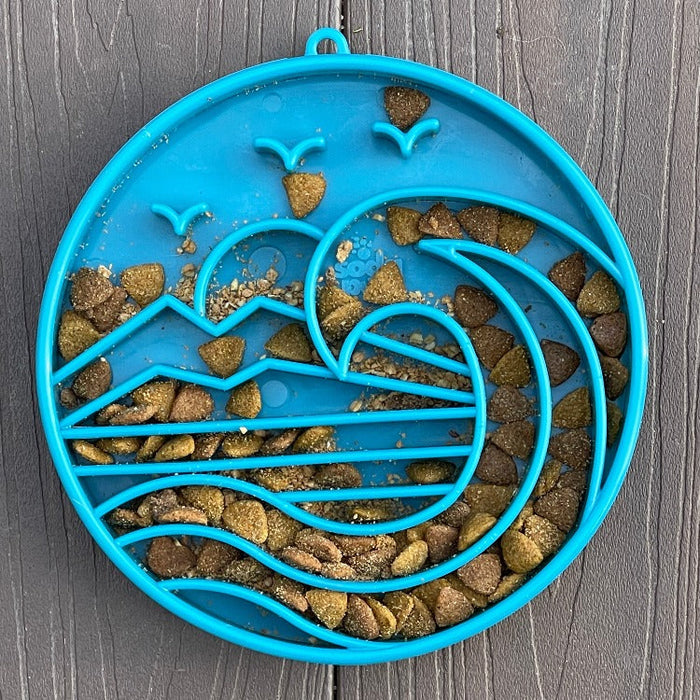 SodaPup Baja Design eTray Enrichment Shallow Slow Feeder Dog Bowl