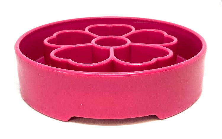 SodaPup Flower Design eBowl Enrichment Slow Feeder Bowl for Dogs