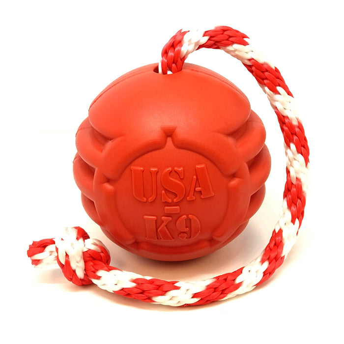 SodaPup Tug Toy USA-K9 Stars Stripes Red