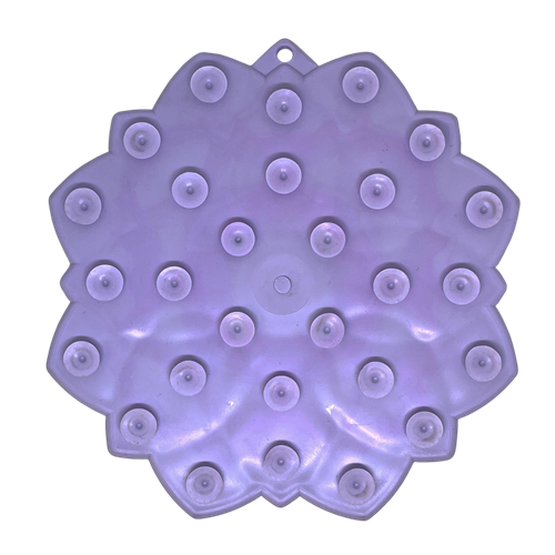 SodaPup Mandala Softie eTray Enrichment Shallow Slow Feeder Dog Bowl with Suction Cups