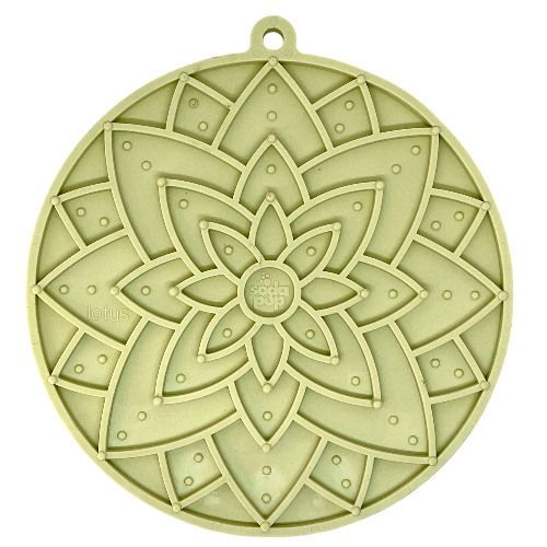 SodaPup Lotus Design eMat Enrichment Lick Mat With Suction Cups