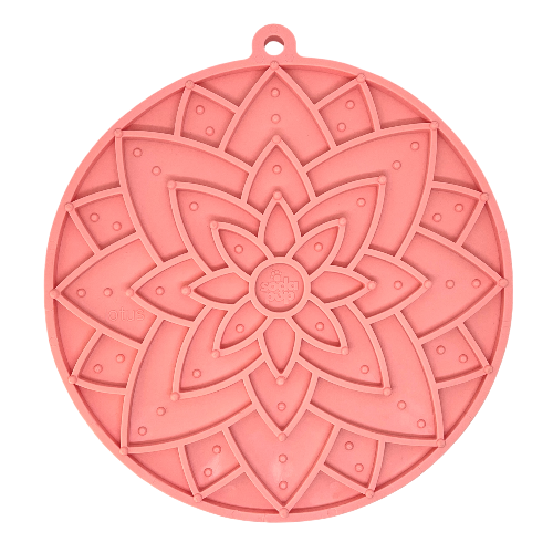 SodaPup Lotus Design eMat Enrichment Lick Mat With Suction Cups