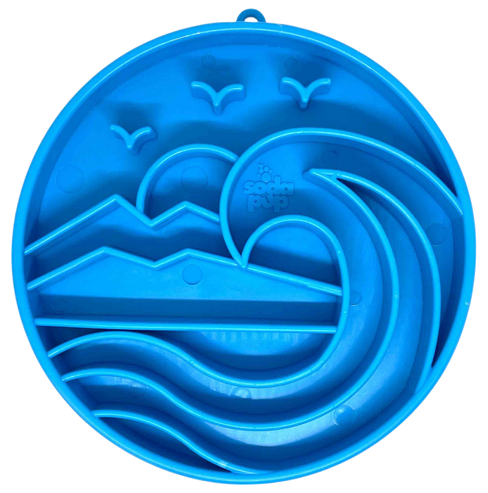 SodaPup Baja Design eTray Enrichment Shallow Slow Feeder Dog Bowl