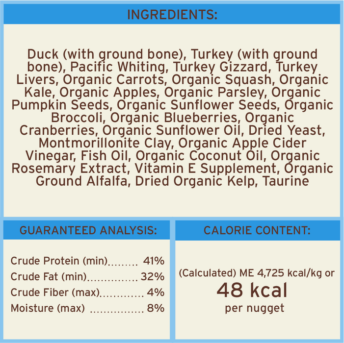 Primal Pet Foods Duck made with Turkey & Fish Formula Freeze-Dried Raw Nuggets Dog Food - 9 - Image 11