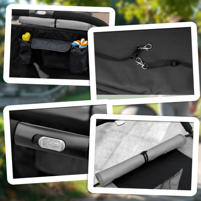 Furr Baby Gifts One-Click Foldable Stroller for Large Medium Small Dogs, Pet, Cats with Storage