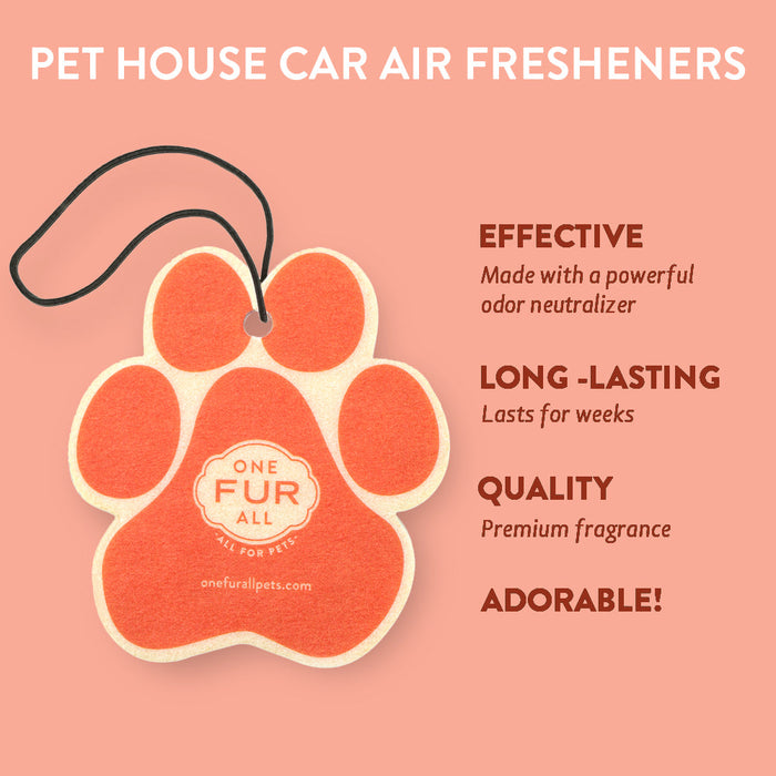 One Fur All Juicy Melon Car Air Freshener