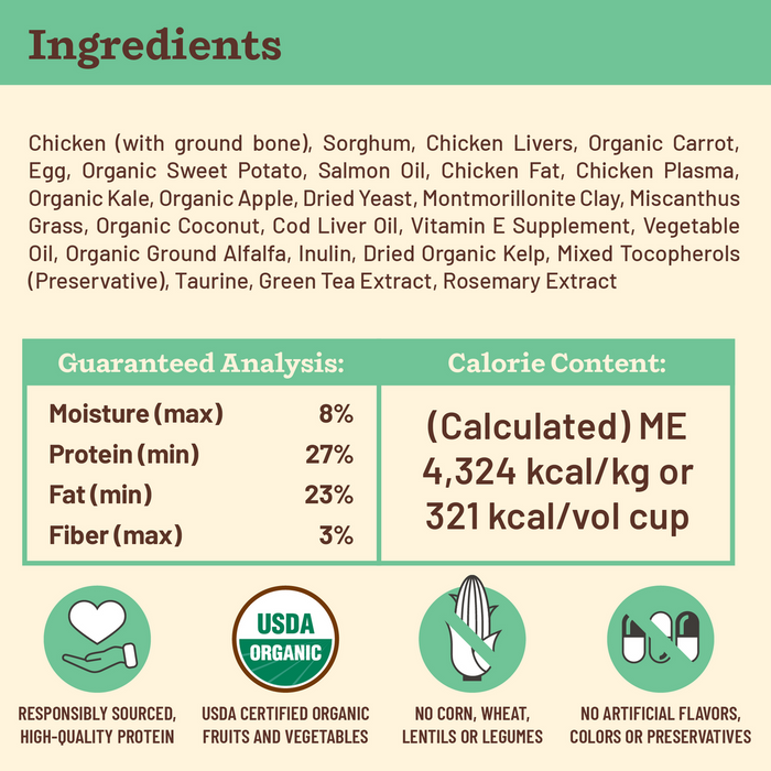 Primal Pet Foods Chicken Recipe Kibble in the Raw Dog Food - 5 - Image 14