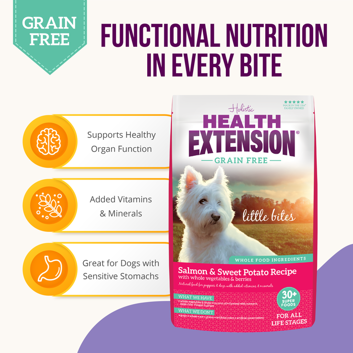 Health Extension Grain Free Salmon & Sweet Potato Little Bites Recipe - 3 - Image 10