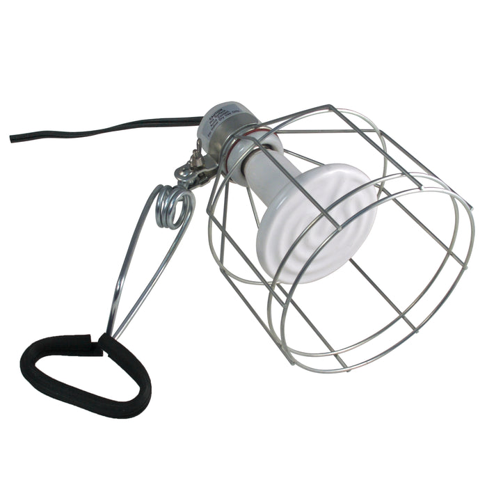 Zoo Med Wire Cage Clamp Lamp Silver