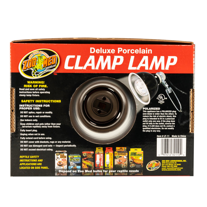 Zoo Med Professional Series Dimmable Clamp Lamp Black 8.5 in