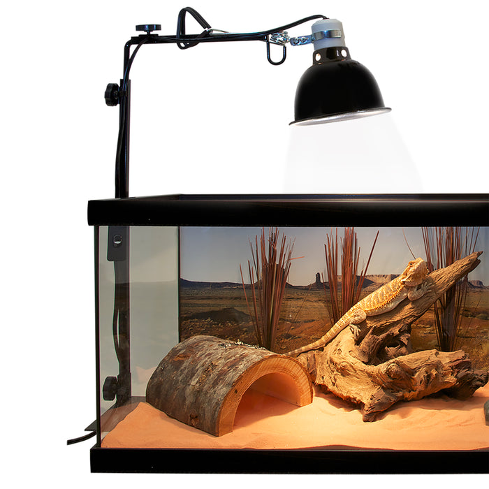 Zoo Med Professional Series Dimmable Clamp Lamp Black 8.5 in