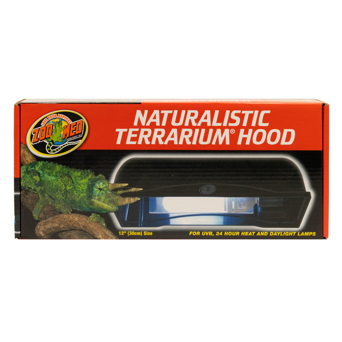 Zoo Med Naturalistic Terrarium Hood Black 12 in