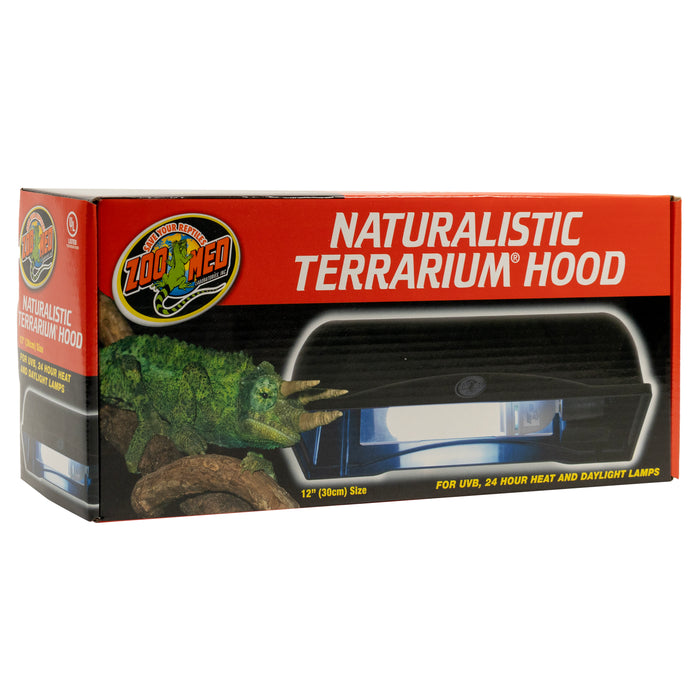 Zoo Med Naturalistic Terrarium Hood Black 12 in
