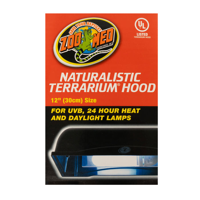 Zoo Med Naturalistic Terrarium Hood Black 12 in