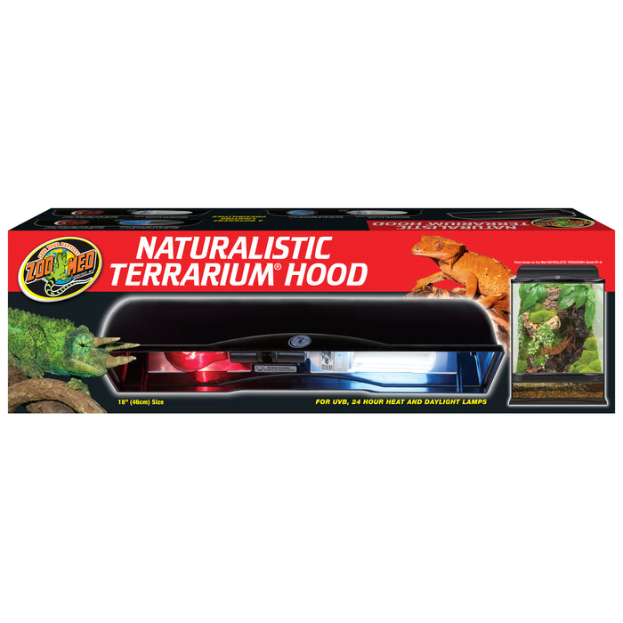 Zoo Med Naturalistic Terrarium Hood Black 18 in