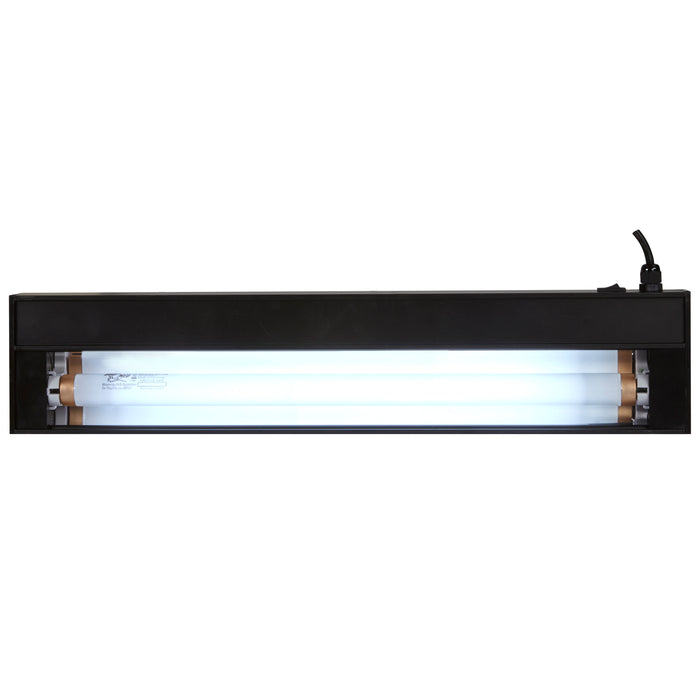 Zoo Med ReptiSun T8 Terrarium Hood Hood Only Black 20 in