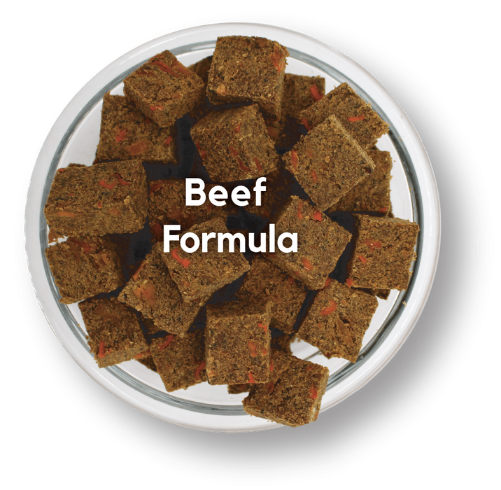 Lucy Pet Products Mom's Meatloaf Dinner Roll Beef, Carrots & Spinach 2lb
