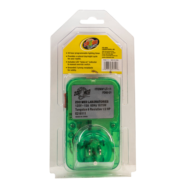 Zoo Med ReptiCare Terrarium Timer Green