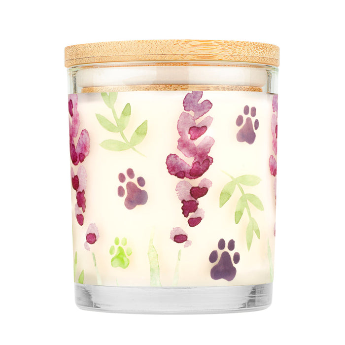One Fur All Lavender Green Tea Candle