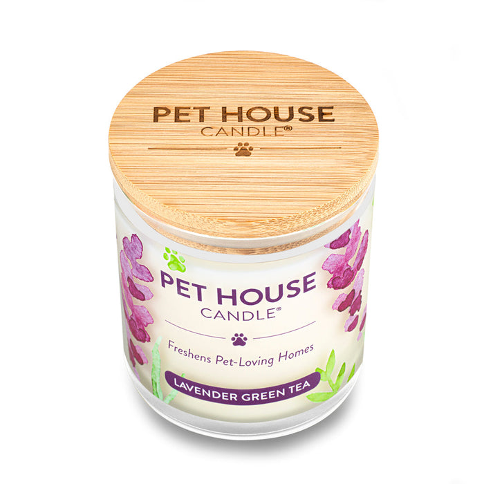 One Fur All Lavender Green Tea Candle