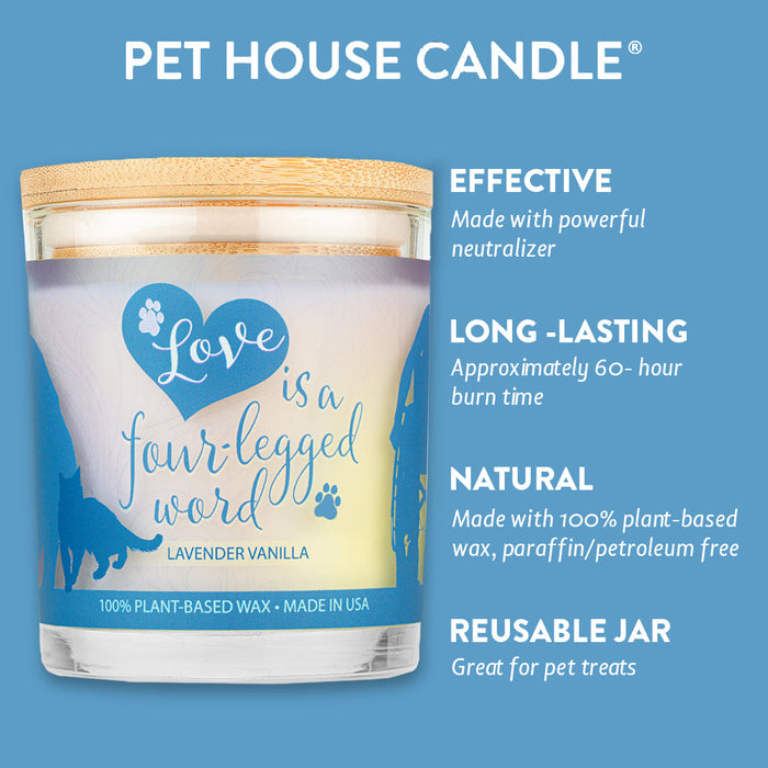 One Fur All Lavender Vanilla Candle