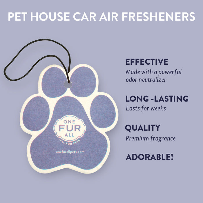 One Fur All Lilac Garden Car Air Freshener