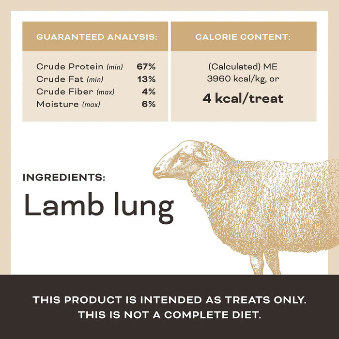 Primal Pet Foods Let's All Get A Lung Dehydrated Dog Treats Lamb 1.5 oz - 2 - Image 8