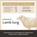 Primal Pet Foods Let's All Get A Lung Dehydrated Dog Treats Lamb 1.5 oz - 2 - Image 8
