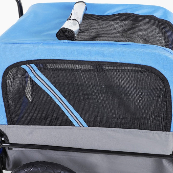 Furr Baby Gifts 3 Wheel Pet 2-in-1 Jogging Stroller Bike Trailer