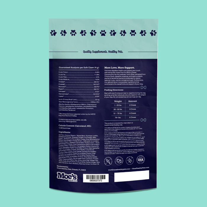 Moe's Healthy Pets Pre + Pro Biotic Chews - 6 - Image 9