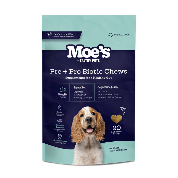 Moe's Healthy Pets Pre + Pro Biotic Chews - Image 9