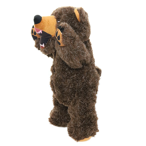 Mighty Angry Animals Bear Dog Toy - Partial