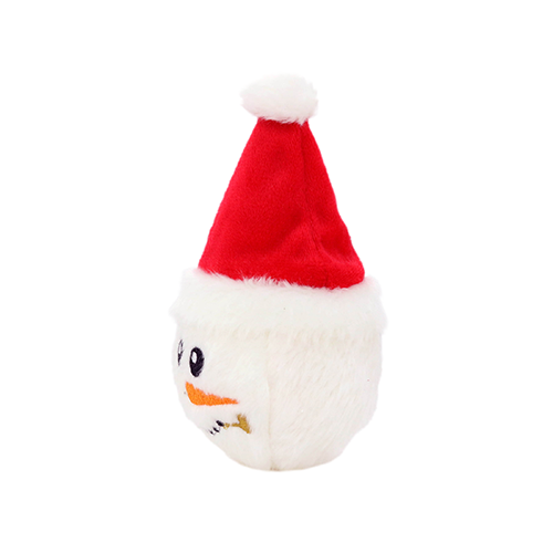 Mighty Ball Small Snow Santa Hat Dog Toy