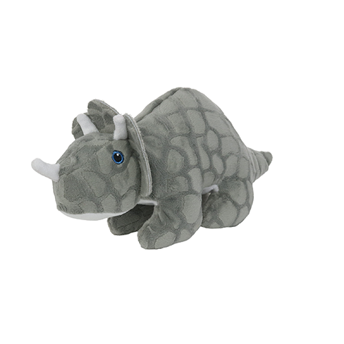 Mighty Dino Triceratops Dog Toy