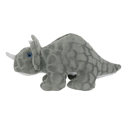 Mighty Dino Triceratops Dog Toy