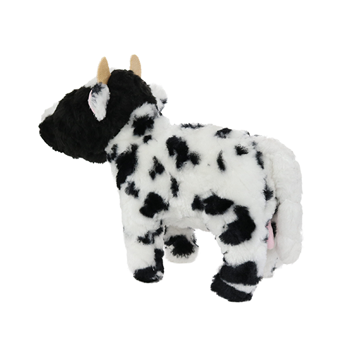 Mighty Farm Cow Plush Dog Toy