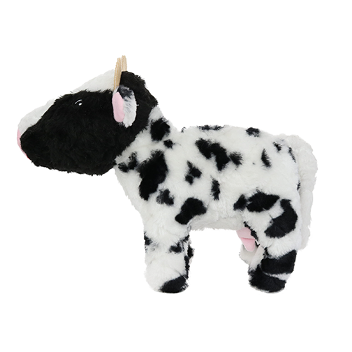 Mighty Farm Cow Plush Dog Toy