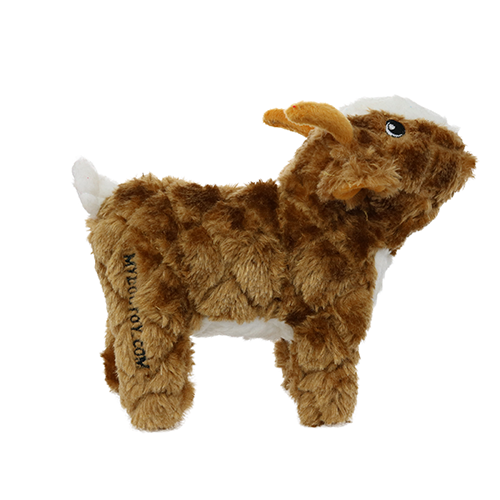 Mighty Farm Goat Plush Dog Toy