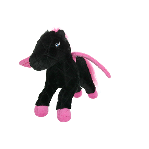 Mighty Liar Pegasus Black Pink Dog Toy