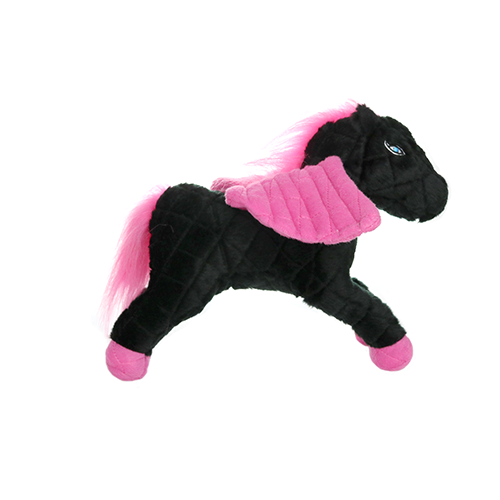 Mighty Liar Pegasus Black Pink Dog Toy